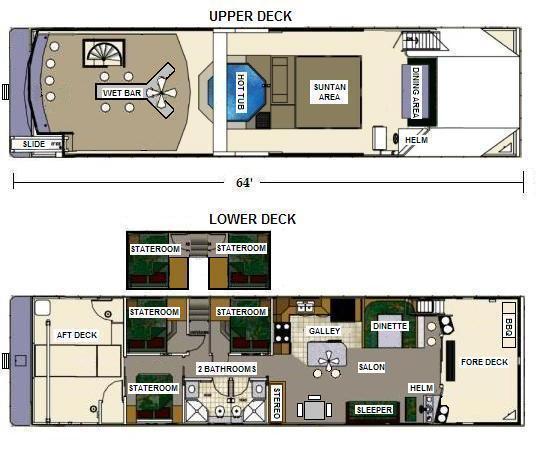 Houseboat Floor Plans